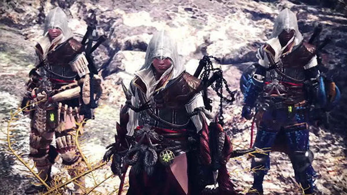 Hlavní obrázek článku: Oznámena spolupráce Monster Hunter: World se sérií Assassin’s Creed