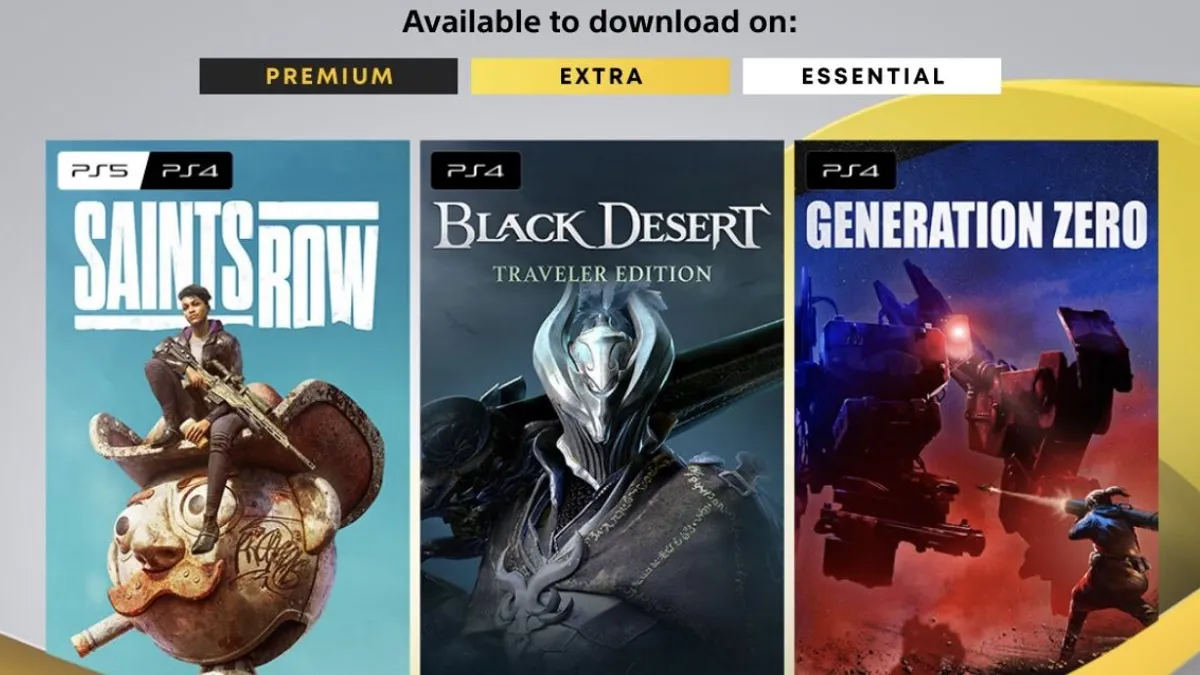 Hlavní obrázek článku: V září nabídne předplatné PlayStation Plus Essential poslední Saints Row, Black Desert – Traveler Edition a Generation Zero