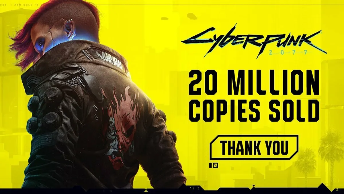 Hlavní obrázek článku: Prodalo se 20 milionů kopií hry Cyberpunk 2077