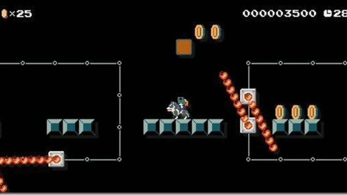 Hlavní obrázek článku: Amiibo figurka Wolf Link přidává do Super Mario Maker novou postavu