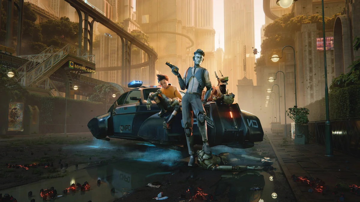 Hlavní obrázek článku: Oznámena akční dobrodružná hra Artificial Detective, hlavní hrdinou je robotický detektiv