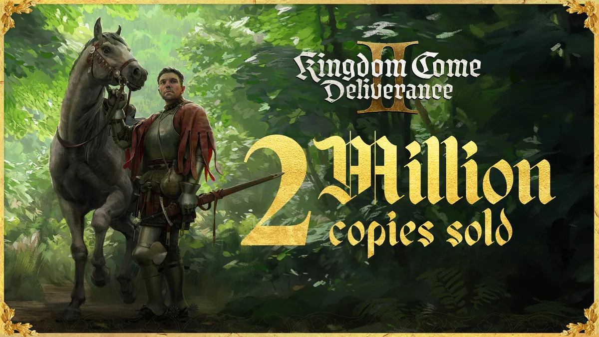 Hlavní obrázek článku: Hry Kingdom Come: Deliverance II se prodaly 2 miliony kopií