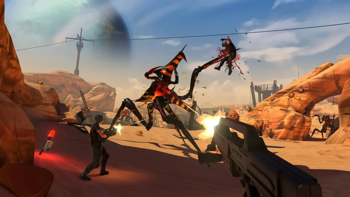 Launch trailer na akční hru Starship Troopers: Continuum pro PlayStation VR2
