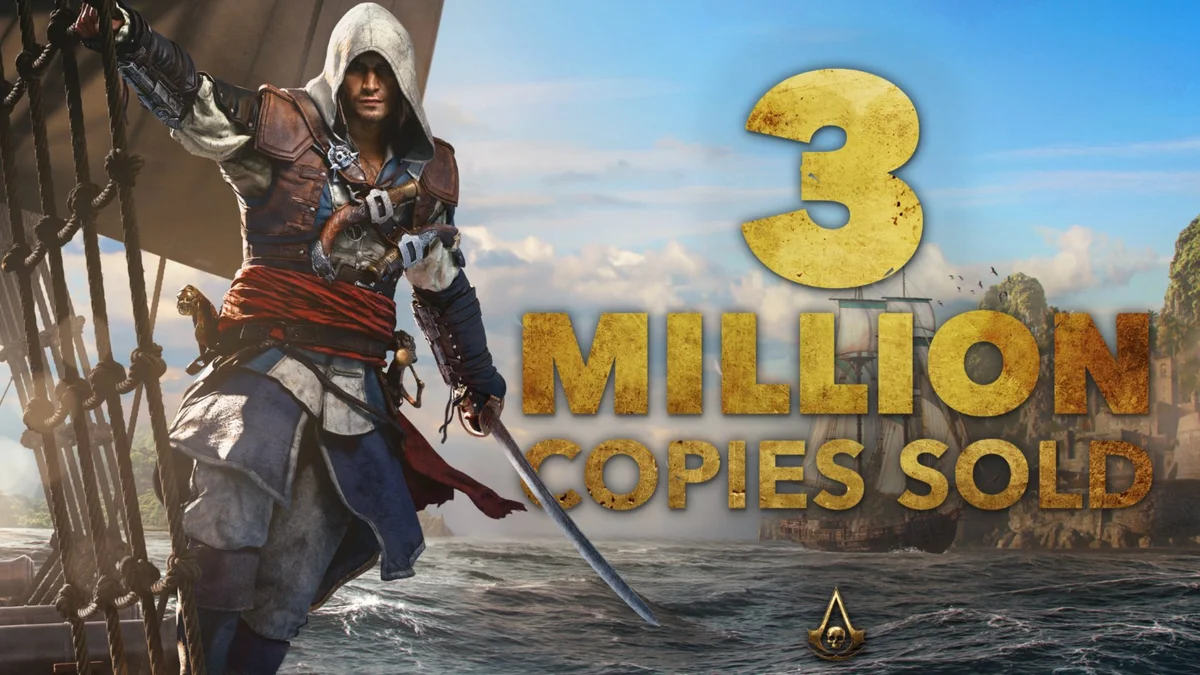 Hlavní obrázek článku: Ubisoft se chlubí 3 miliony prodanými kopiemi hry Assassin’s Creed: Black Flag Resynced