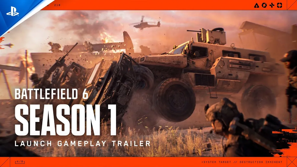 Hlavní obrázek článku: První sezóna akční hry Battlefield 6 se představuje v gameplay traileru