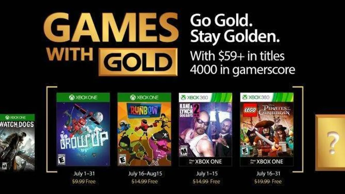 Hlavní obrázek článku: Oznámeny hry pro červencový Xbox LIVE Gold
