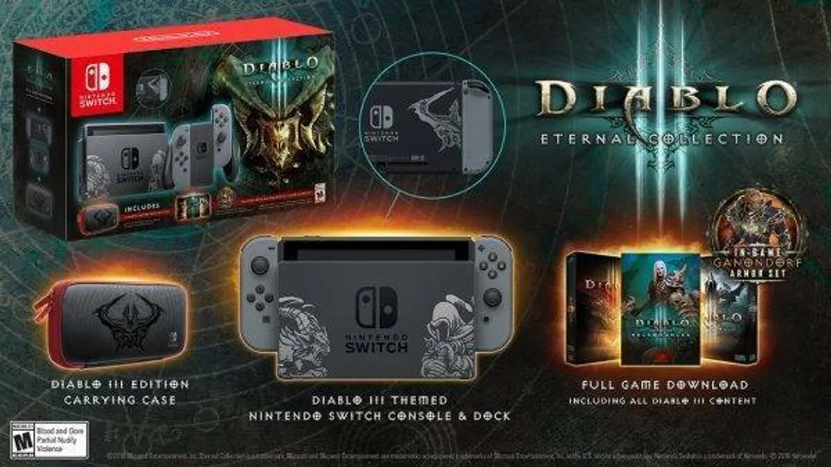 Hlavní obrázek článku: Oznámen Diablo III: Eternal Collection bundle s konzolí Nintendo Switch
