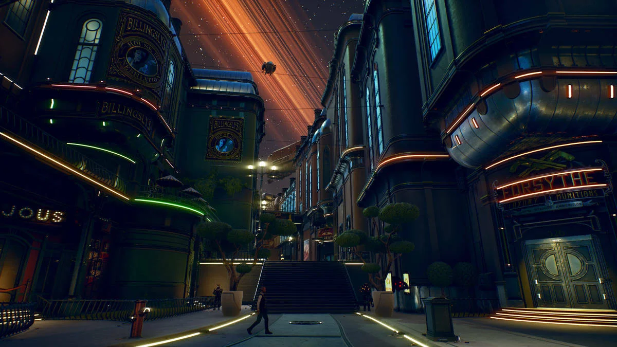 14 minut z akční RPG hry The Outer Worlds