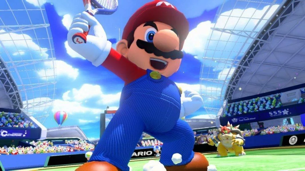 Reklama na hru Mario Tennis: Ultra Smash