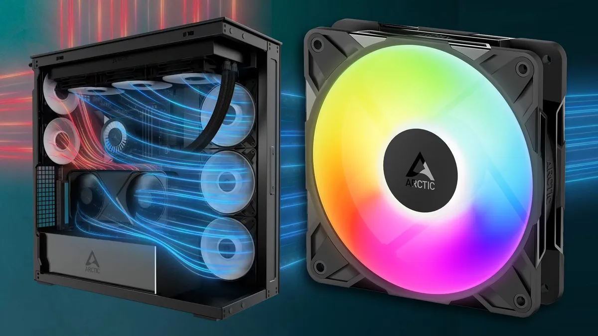 Hlavní obrázek článku: Arctic P12/P14 Pro Reverse A-RGB + Xtender: Když proudění vzduchu dostane nový směr