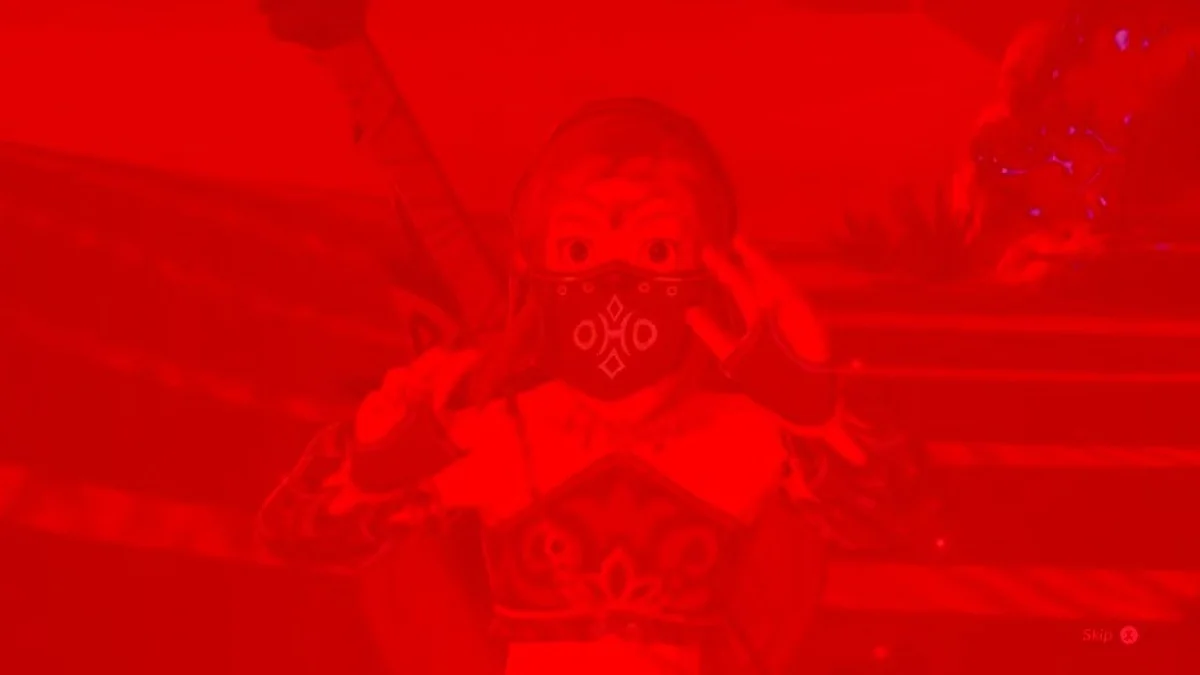 Hlavní obrázek článku: Při hraní hry The Legend of Zelda: Breath of the Wild skrze Virtual Boy budete mít neustále Krvavý Měsíc 