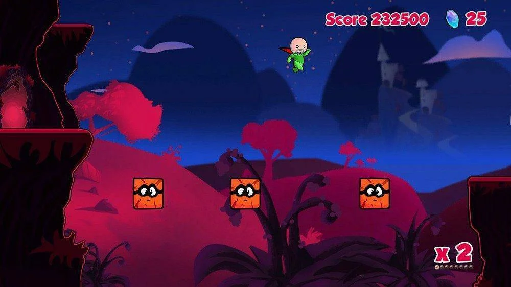 Gameplay záběry z Cloudberry Kingdom