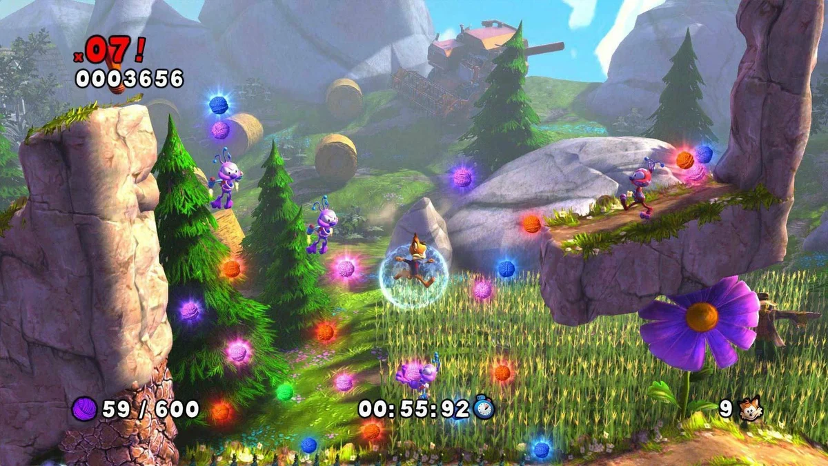 Halloweenský trailer na plošinovku Bubsy: The Woolies Strike Back