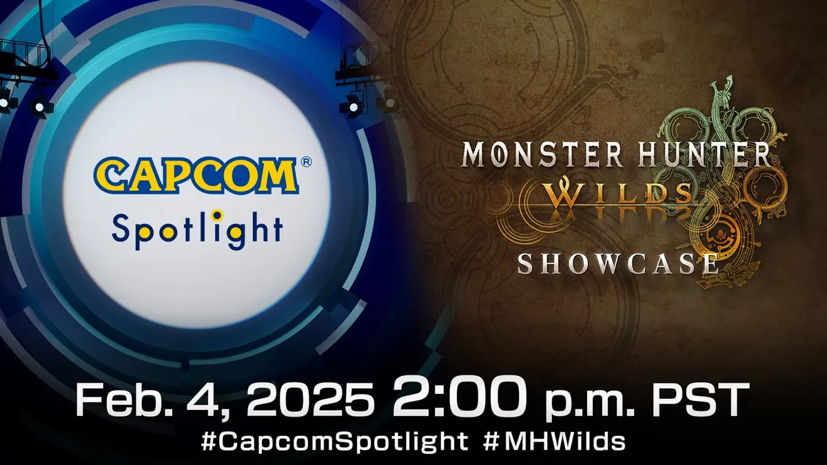 Hlavní obrázek článku: Sledujte dnes večer prezentaci Capcom Spotlight + Monster Hunter Wilds Showcase