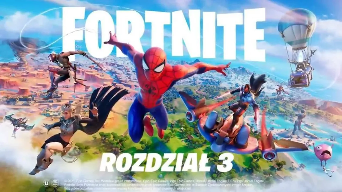 Hlavní obrázek článku: Fortnite dostane brzy novou mapu, ve třetí kapitole se objeví i Spider-man a Marcus Fenix