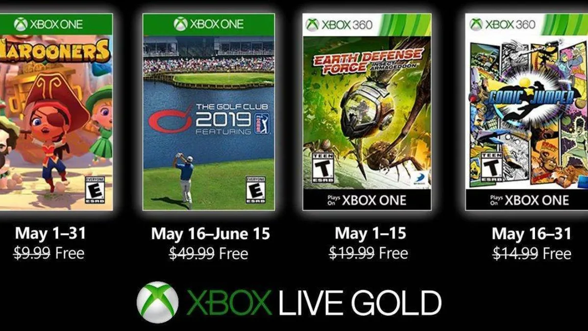 Hlavní obrázek článku: Oznámeny květnové hry pro Xbox Live Gold