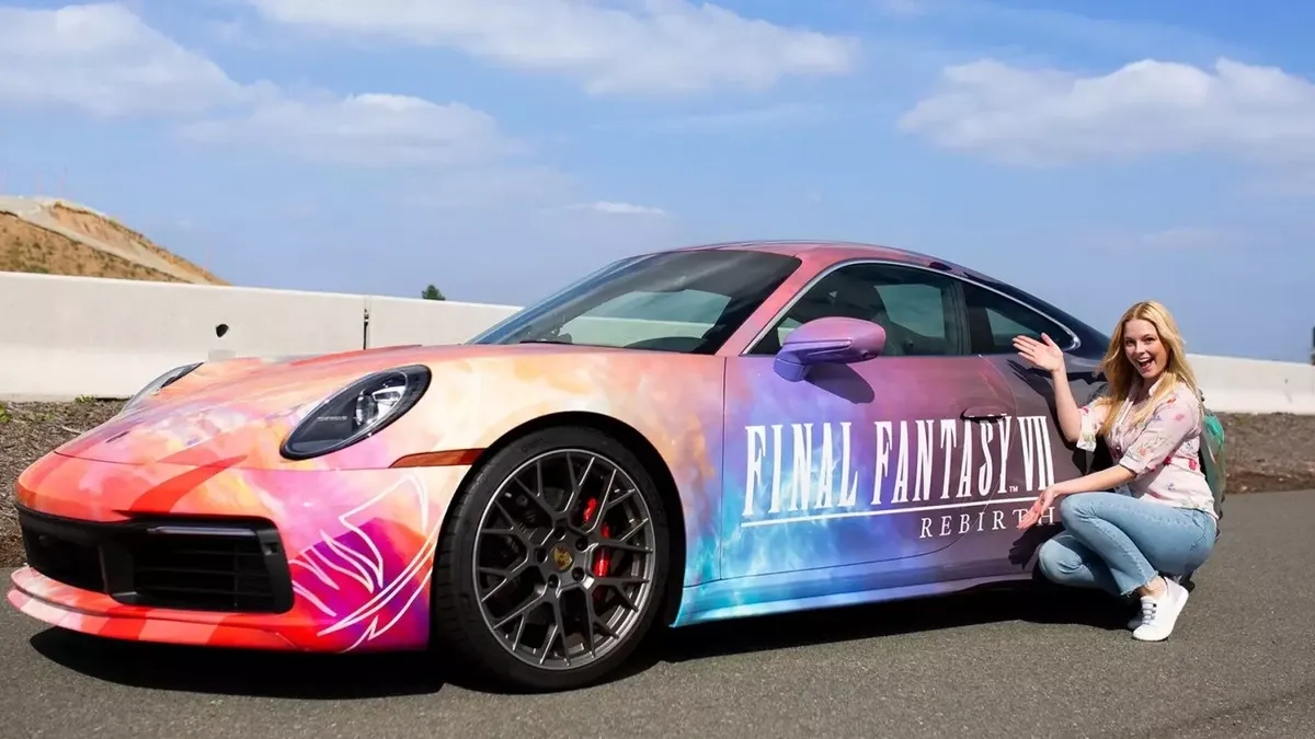 Hlavní obrázek článku: Oznámena spolupráce mezi Final Fantasy VII Rebirth a výrobcem sportovních aut Porsche