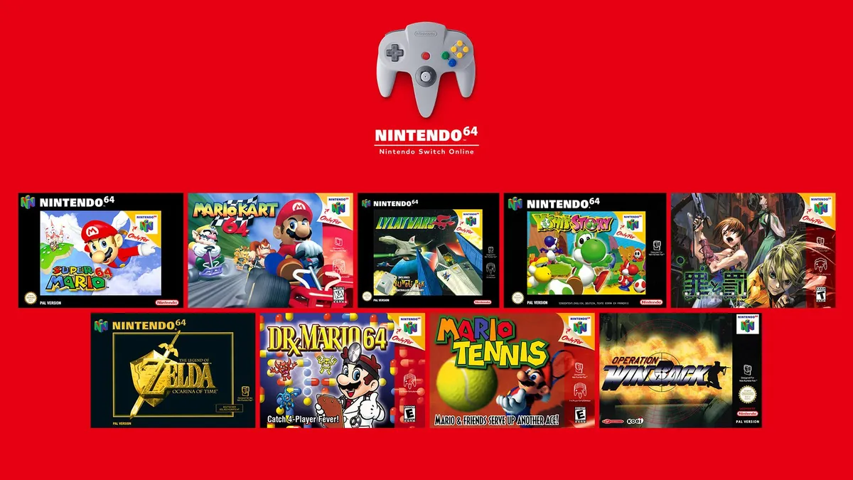 Hlavní obrázek článku: Nintendo přidá do svého online předplatného další klasické hry z konzole Nintendo 64
