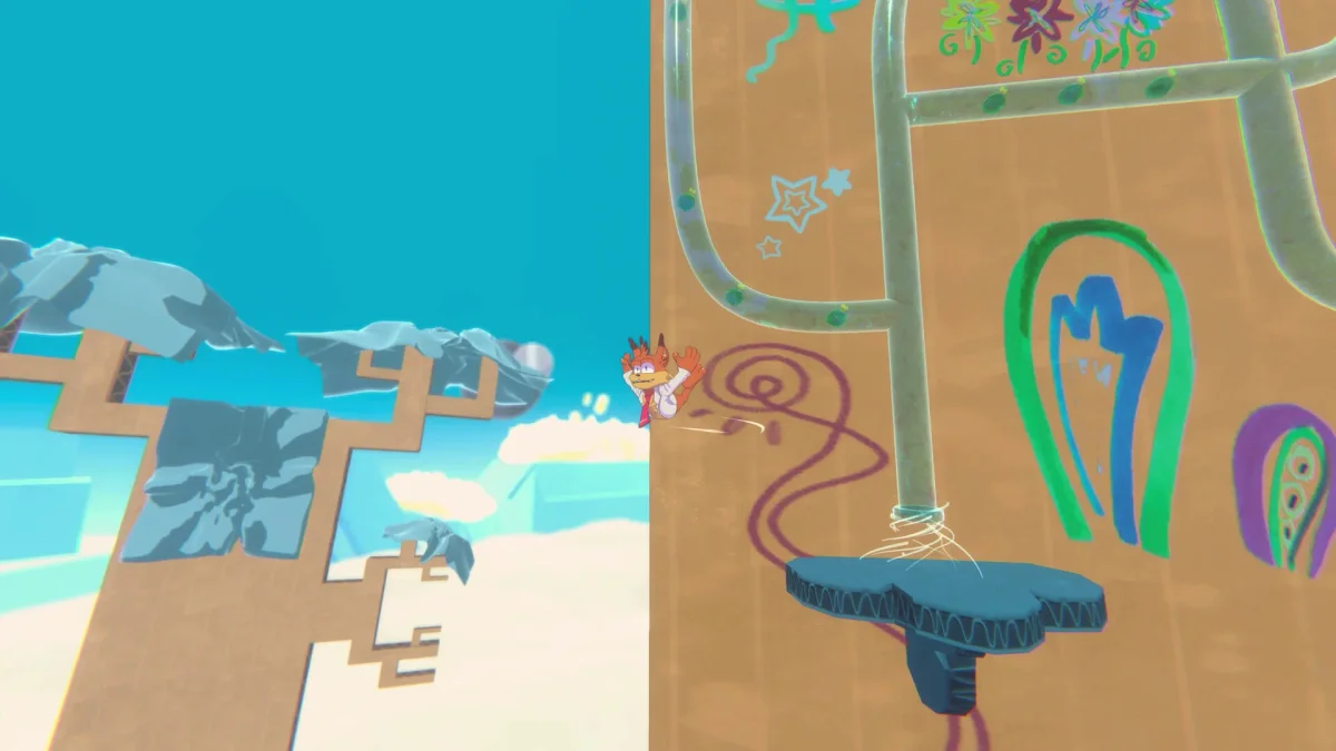 Plošinovka Bubsy 4D dostala na konzolích demoverzi