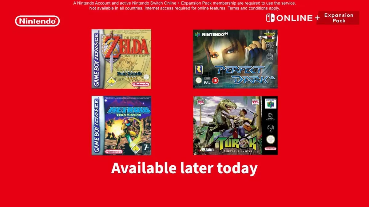 Hlavní obrázek článku: Nintendo oznámilo nové hry do svého online předplatného - Metroid: Zero Mission nebo Perfect Dark