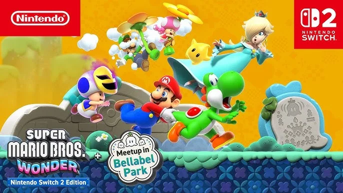 Hlavní obrázek článku: Super Mario Bros. Wonder – Nintendo Switch 2 Edition + Meetup in Bellabel Park vyjde koncem března