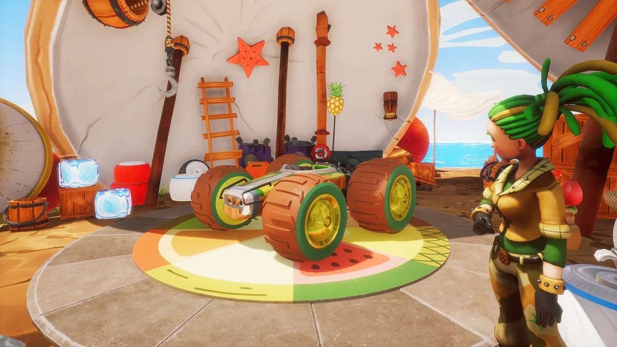 Oznámena závodní arkáda All-Star Fruit Racing pro konzole