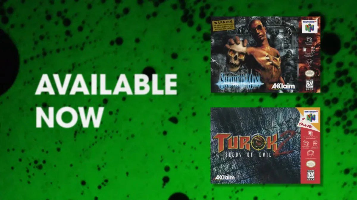 Hlavní obrázek článku: Do online předplatného Nintenda se dostaly hry Shadow Man a Turok 2: Seeds of Evil