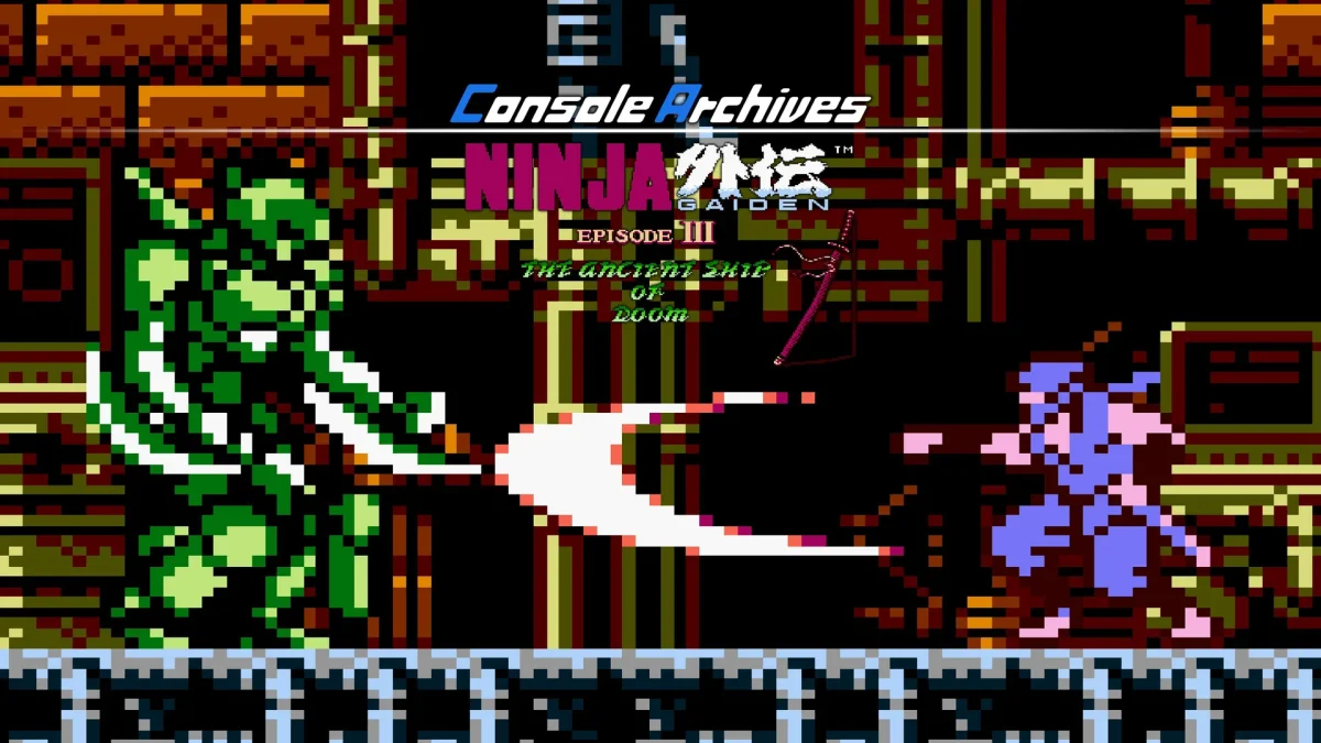 Hlavní obrázek článku: Vychází hra Console Archives NINJA GAIDEN III: The Ancient Ship of Doom