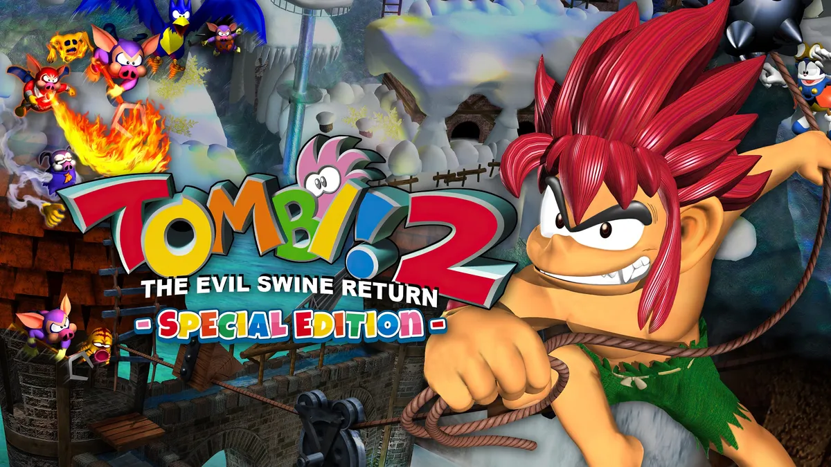 Hlavní obrázek článku: Hra Tomba! 2: The Evil Swine Return Special Edition vyjde v prosinci 