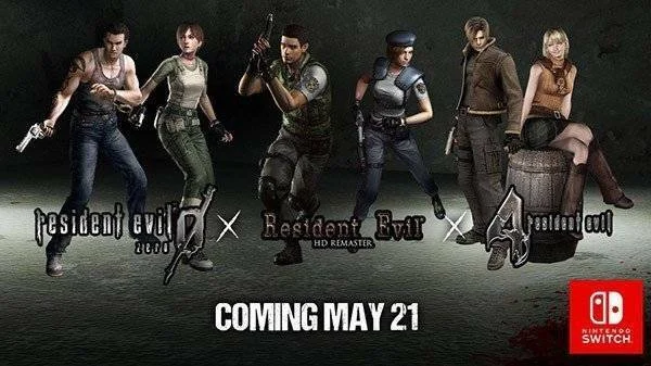 Hlavní obrázek článku: Koncem května dorazí na Switch hned tři hry ze série Resident Evil