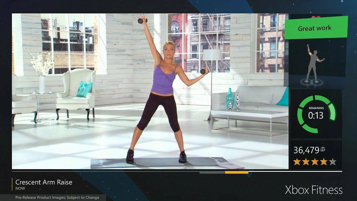 Microsoft oznámil Xbox Fitness pro Xbox One