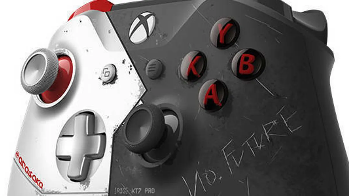 Hlavní obrázek článku: Microsoft oznámil příslušenství pro Xbox One s motivem hry Cyberpunk 2077
