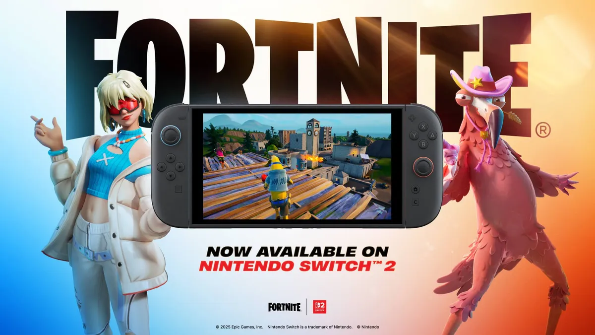 Hlavní obrázek článku: Hra Fortnite vychází pro konzoli Nintendo Switch 2, podporuje myší funkci na Joy-Conech 2
