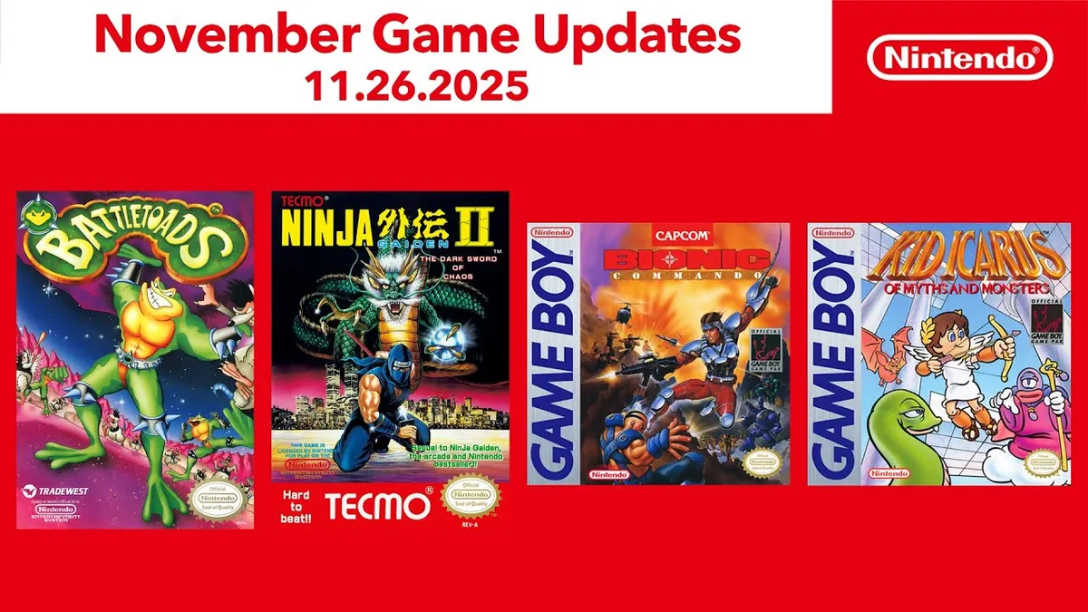Hlavní obrázek článku: Nintendo přidalo do svého online předplatného další klasiky - Ninja Gaiden II i Bionic Commando
