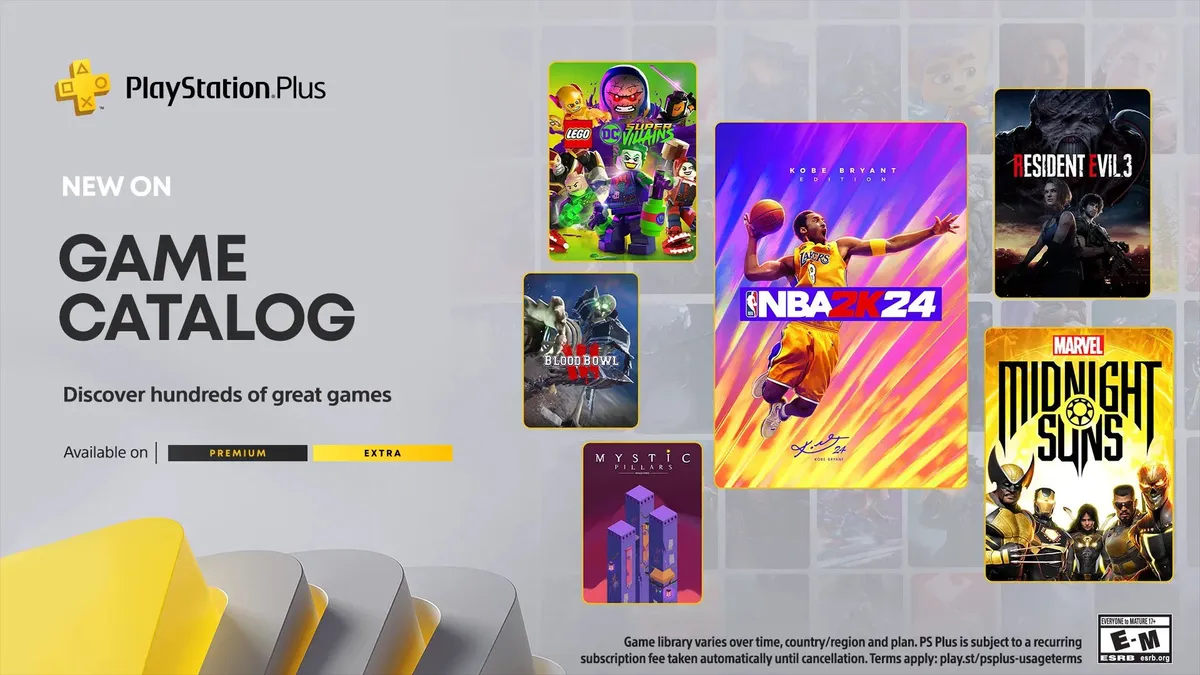 Hlavní obrázek článku: Sony oznámila nové hry do předplatného PlayStation Plus Extra a Premium – Marvel’s Midnight Suns, Resident Evil 3 nebo Blood Bowl III