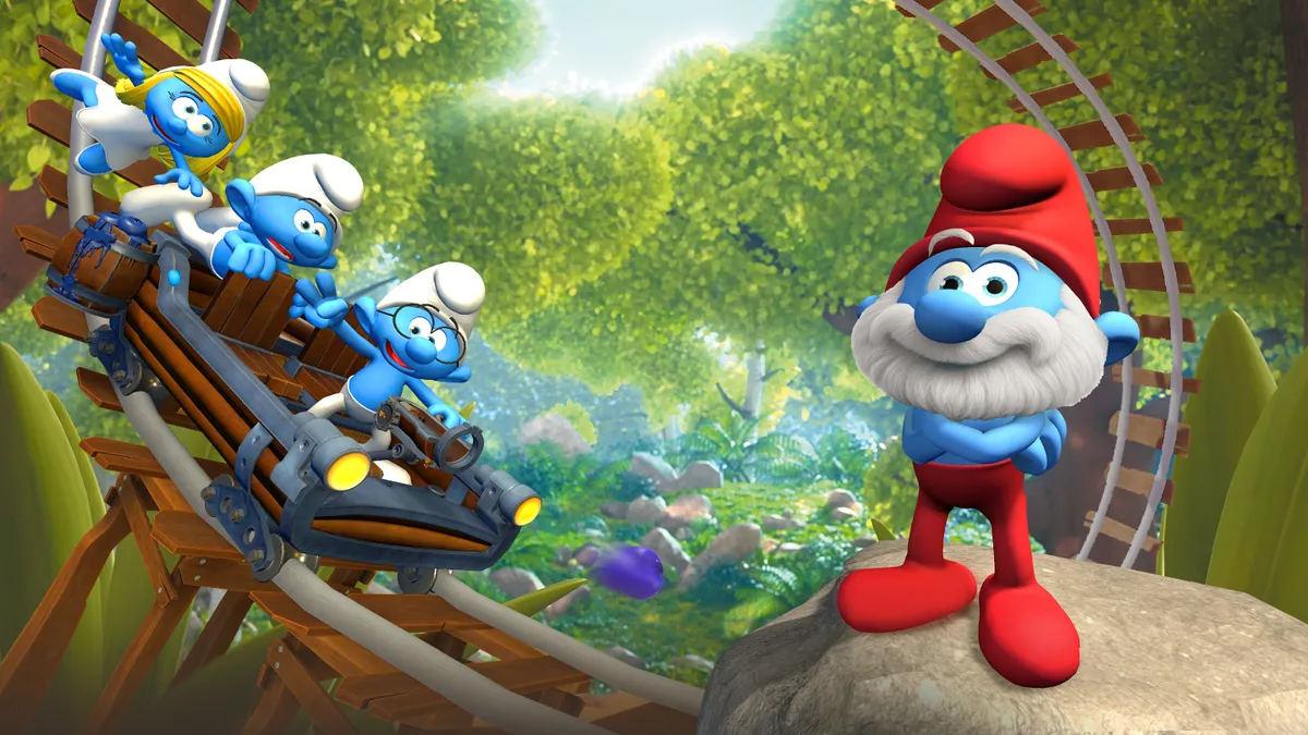 Hlavní obrázek článku: Na PlayStation VR2 dostala hra Epic Roller Coasters rozšíření The Smurfs
