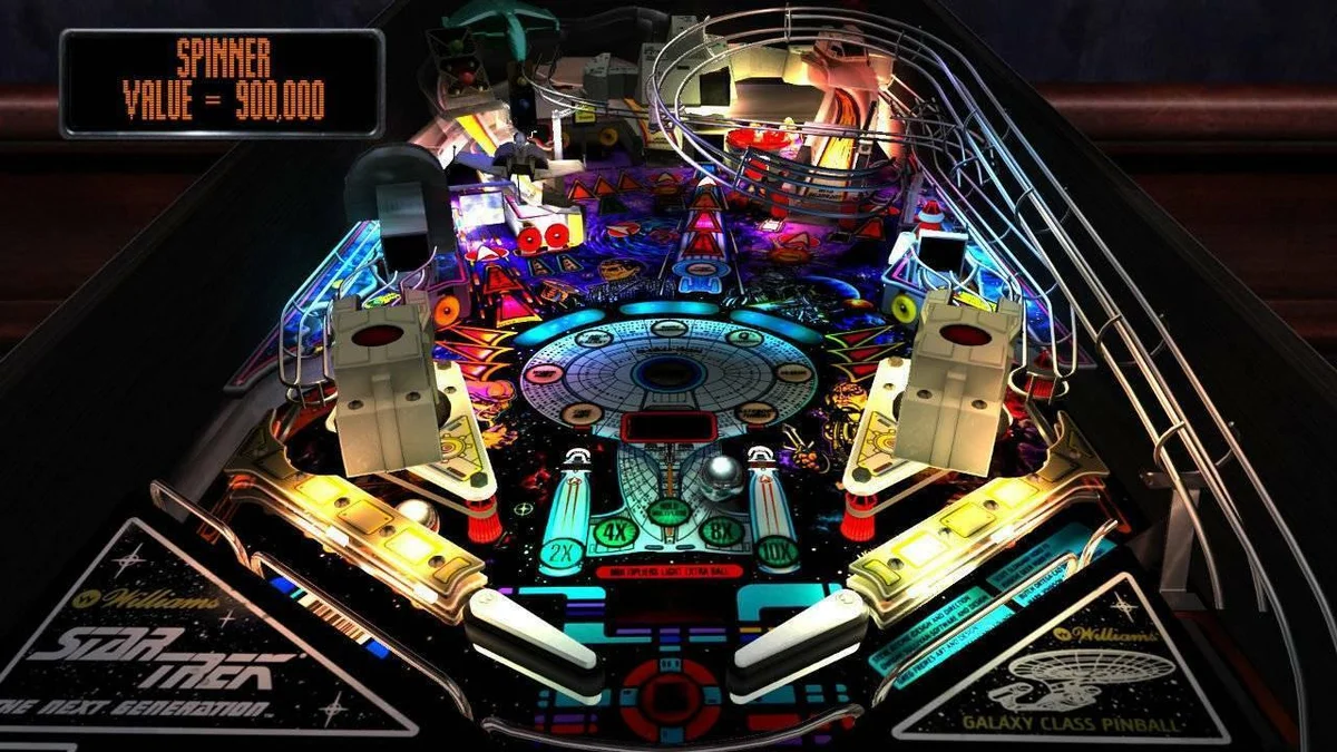 Záběry z PS4 verze hry Pinball Arcade