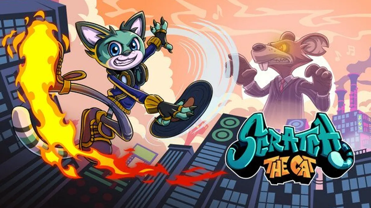 Hlavní obrázek článku: Oznámena plošinovka Scratch The Cat