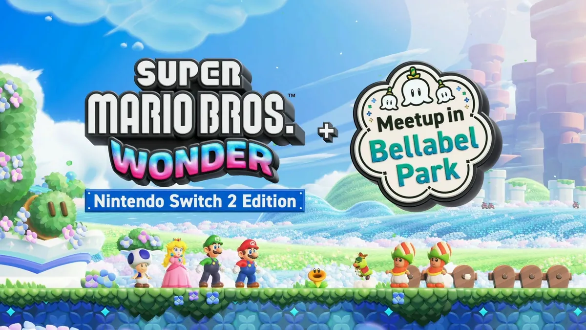 Hlavní obrázek článku: Hra Super Mario Bros. Wonder dostane Switch 2 edici, společně s rozšířením Meetup in Bellabel Park
