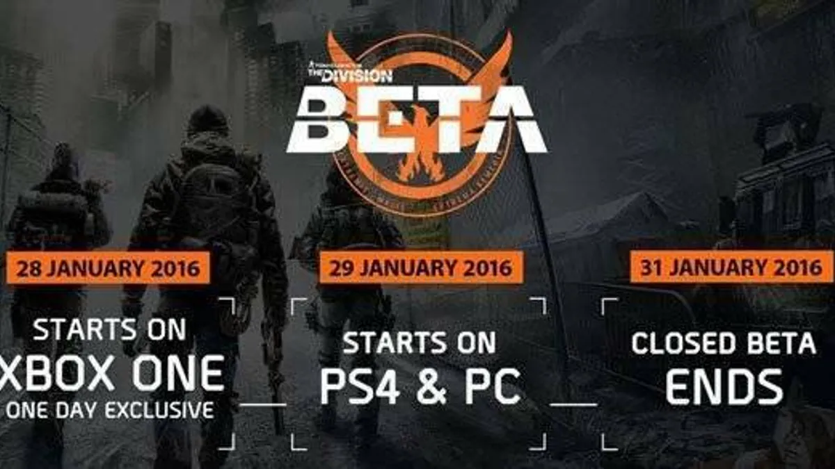Hlavní obrázek článku: Beta na Tom Clancy's The Division má oficiální termín