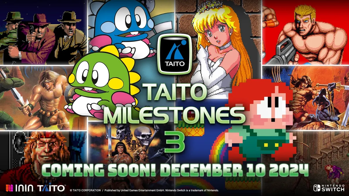 Hlavní obrázek článku: Kolekce TAITO Milestones 3 vyjde v Evropě začátkem prosince