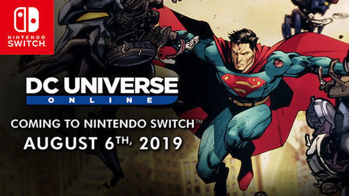 Hlavní obrázek článku: DC Universe Online vyjde začátkem příštího měsíce pro Nintendo Switch