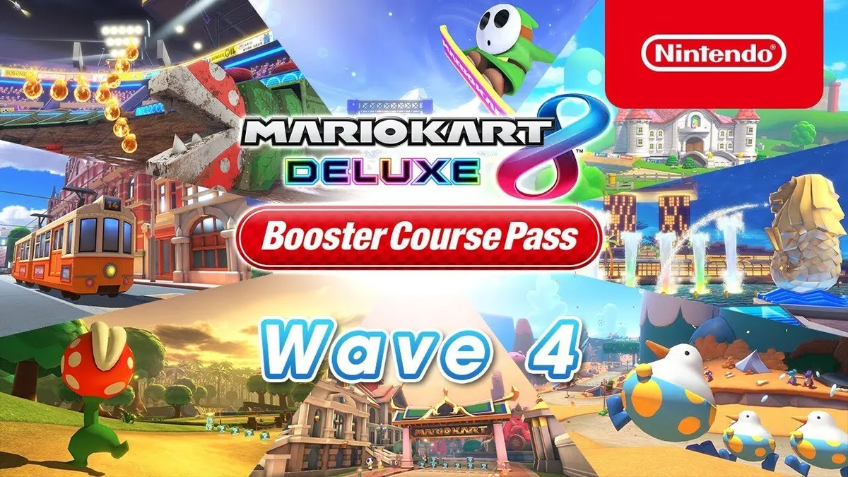 Hlavní obrázek článku: Závodní arkáda Mario Kart 8 Deluxe dostane příští týden nové tratě