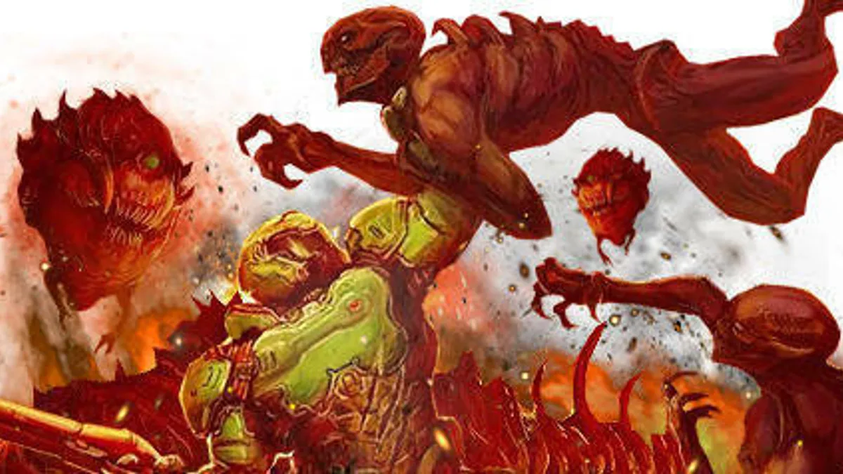 Hlavní obrázek článku: Launch trailer na Nintendo Switch verzi akce DOOM