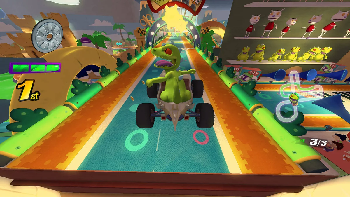 Koncem měsíce vyjde závodní arkáda Nickelodeon Kart Racers
