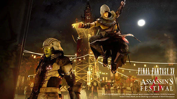 Hlavní obrázek článku: Oznámena spolupráce mezi hrami Final Fantasy XV a Assassin’s Creed: Origins