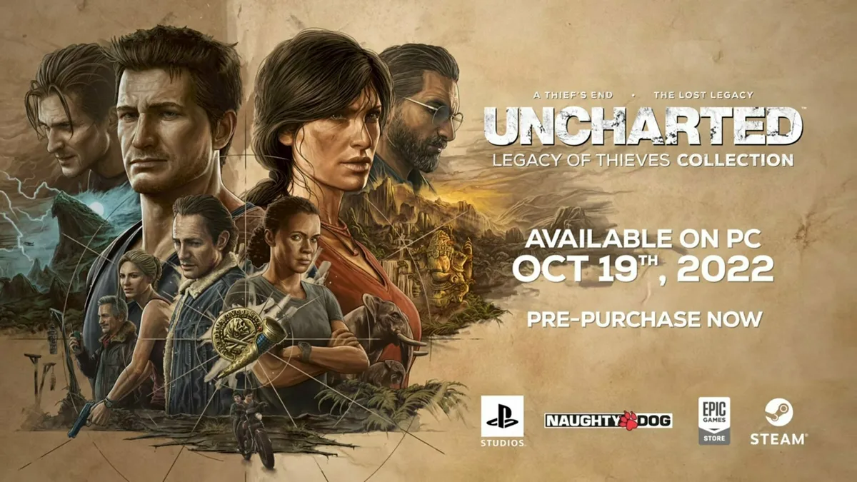 Hlavní obrázek článku: Uncharted: Legacy of Thieves Collection vyjde příští měsíc na PC