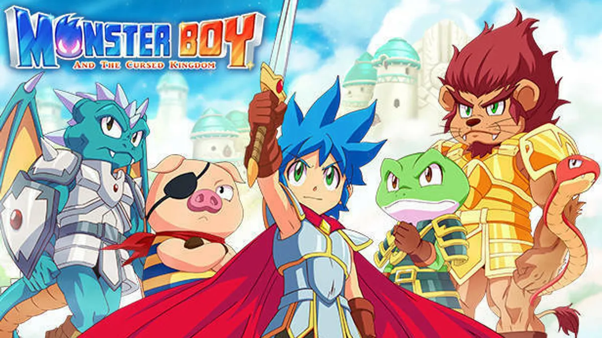 Hlavní obrázek článku: Hra Monster Boy and the Cursed Kingdom vyjde pro PS5 a Xbox Series X/S