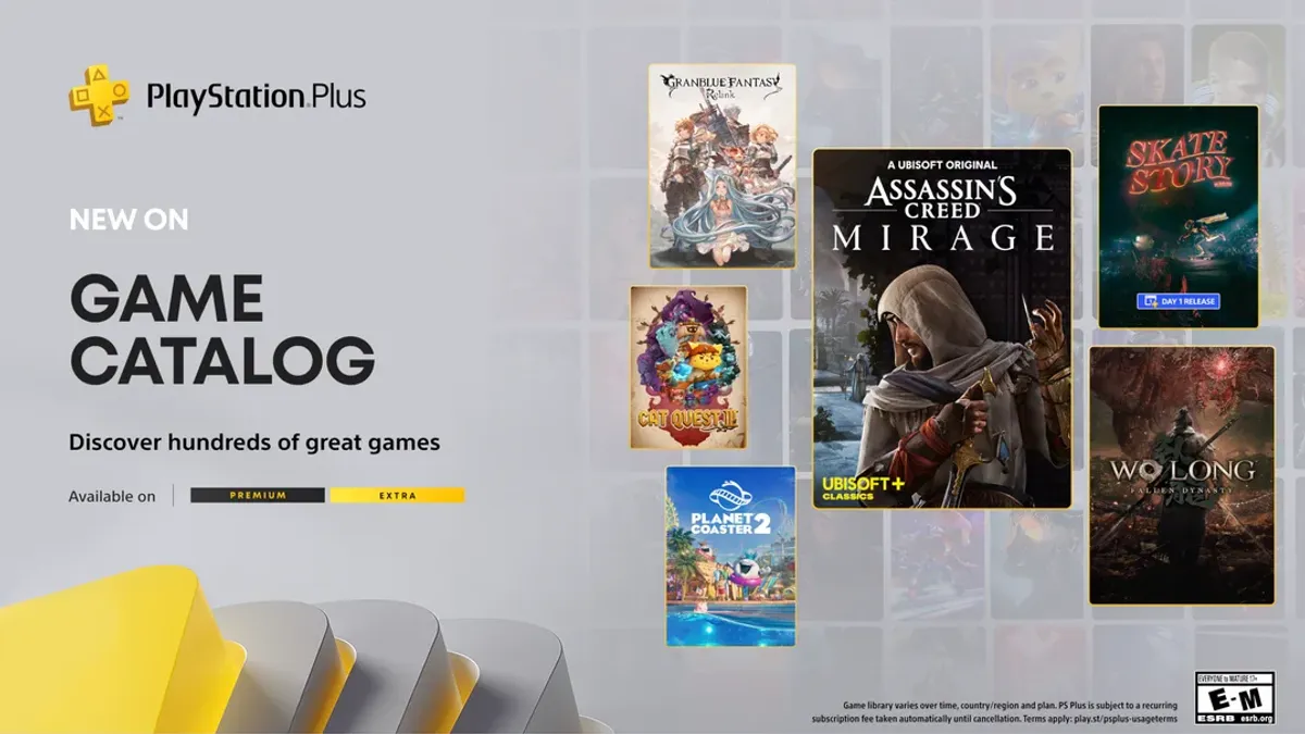 Hlavní obrázek článku: Oznámeny nové hry do předplatného PlayStation Plus Extra a Premium – Assassin’s Creed Mirage nebo Wo Long: Fallen Dynasty