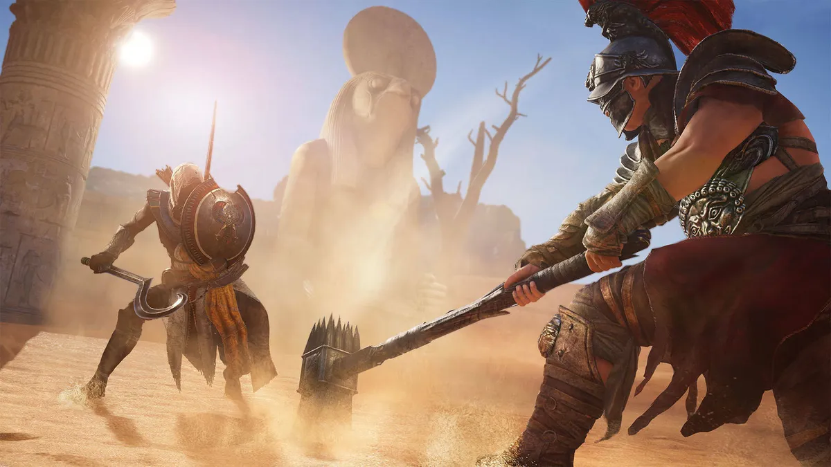 Hlavní obrázek článku: Nové video z Assassin’s Creed: Origins ukazuje přepracovaný soubojový systém